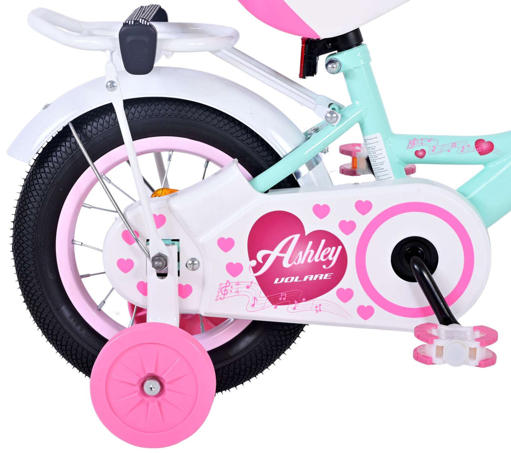 Volare Ashley Kinderfiets - Meisjes - 12 inch - Groen - 3-5 jaar extra afbeelding 4