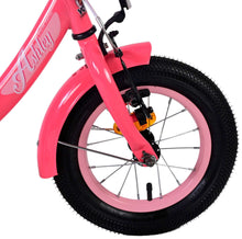 Volare Ashley Kinderfiets - Meisjes - 12 inch - Rood/Roze - Roze, Rood - 3-5 jaar extra afbeelding 5