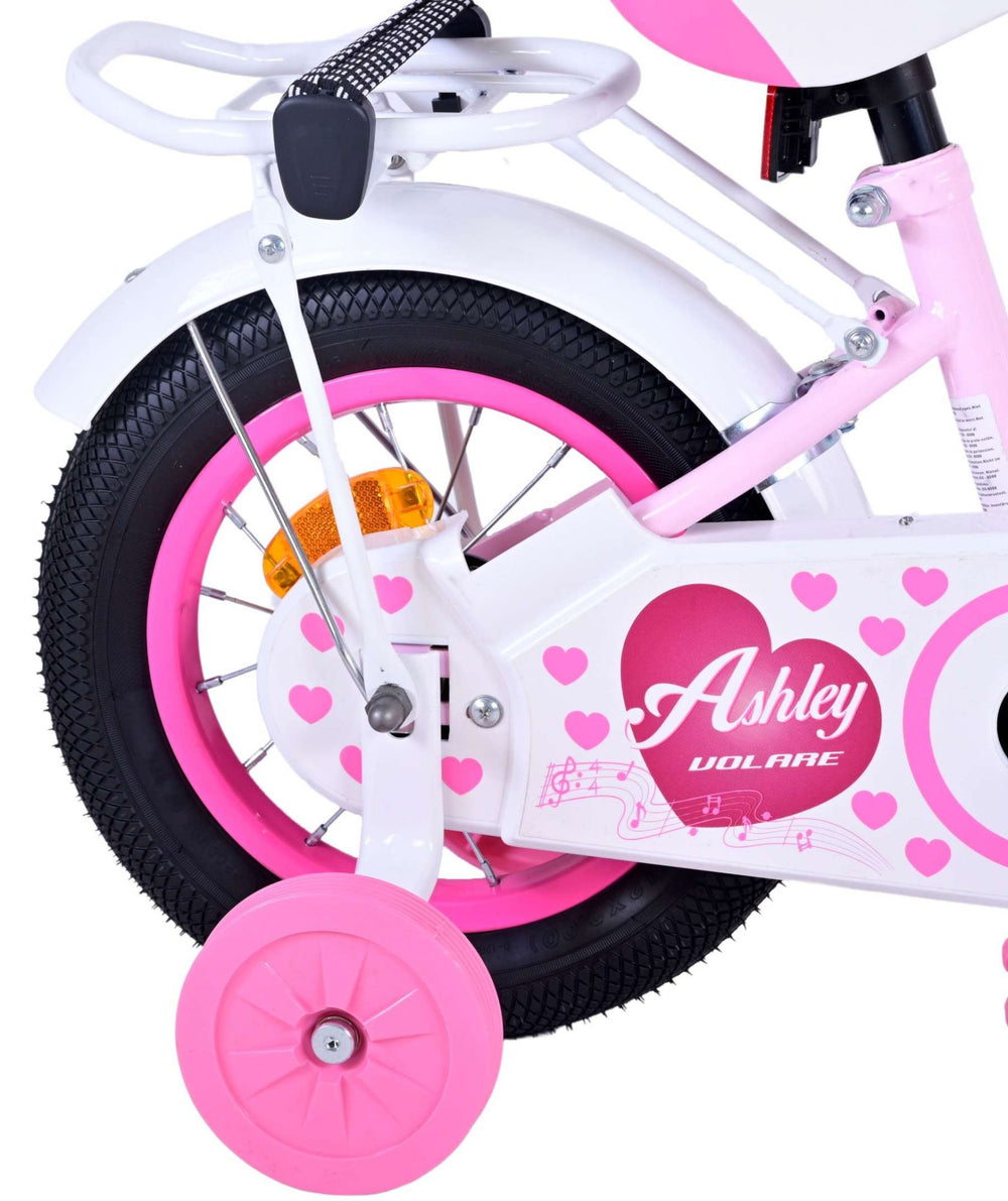 Volare Ashley Kinderfiets - Meisjes - 12 inch - Roze - 3-5 jaar extra afbeelding 5