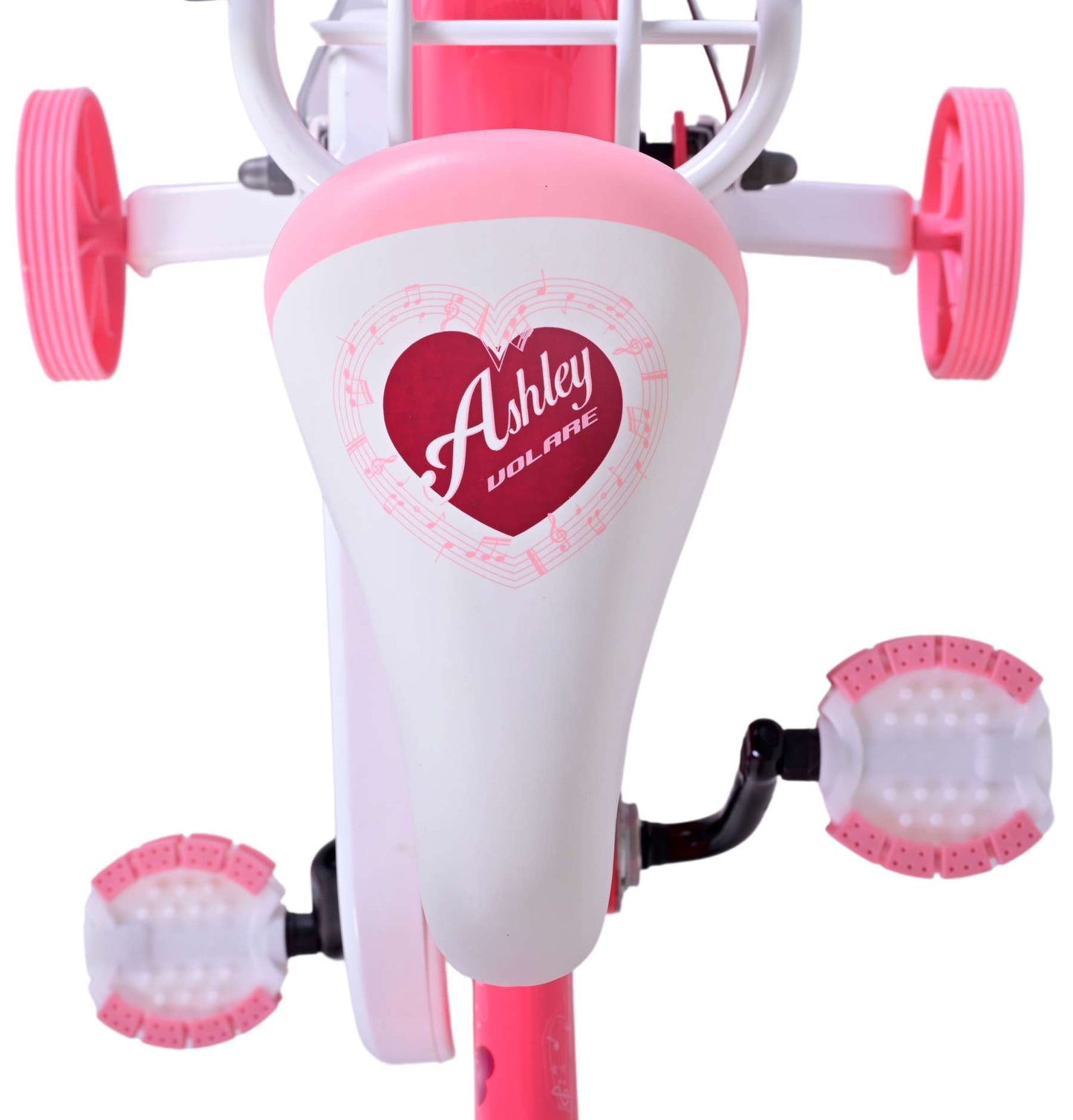 Volare Ashley Kinderfiets - Meisjes - 12 inch - Rood/Roze - Roze, Rood - 3-5 jaar extra afbeelding 6