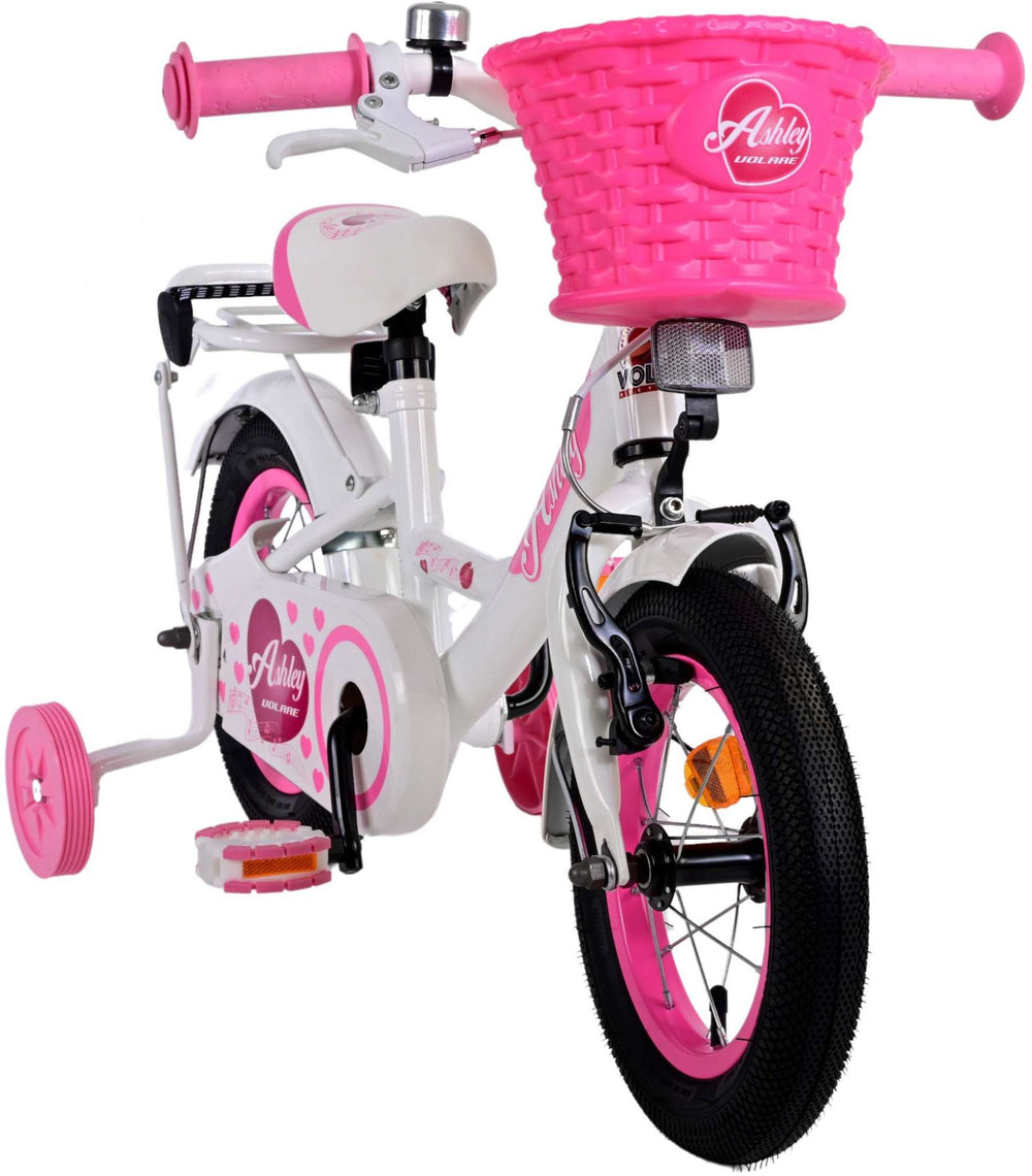 Volare Ashley Kinderfiets - Meisjes - 12 inch - Wit - 3-5 jaar extra afbeelding 7