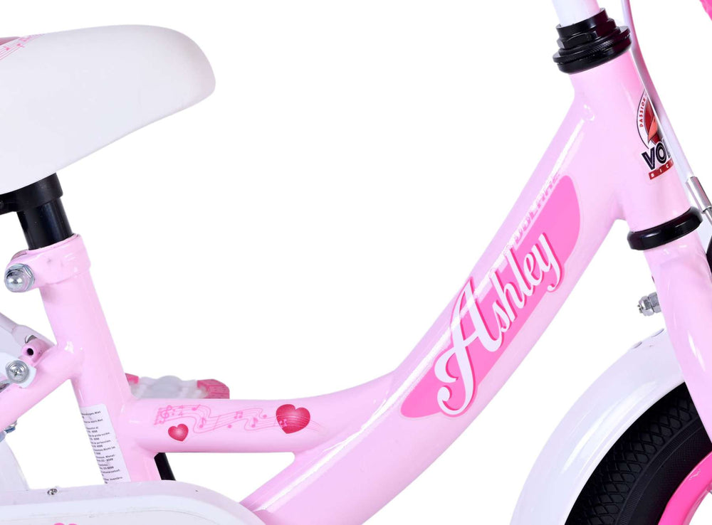 Volare Ashley Kinderfiets - Meisjes - 12 inch - Roze - 3-5 jaar extra afbeelding 8