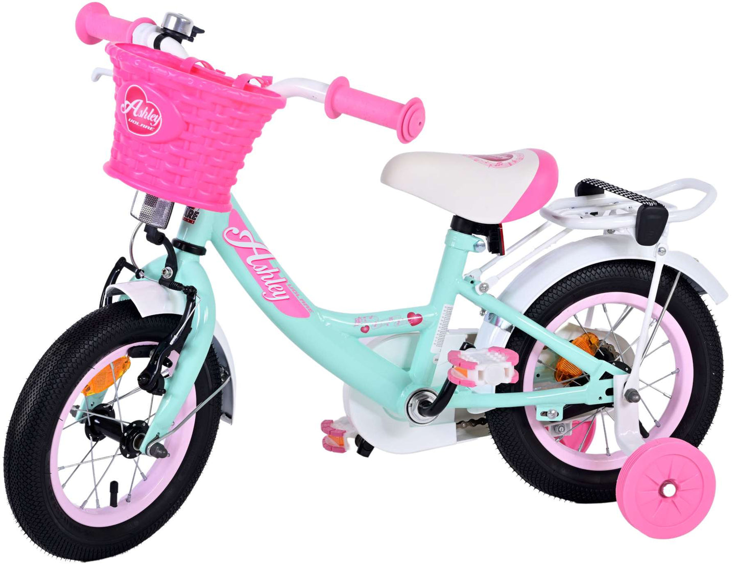 Volare Ashley Kinderfiets - Meisjes - 12 inch - Groen - 3-5 jaar extra afbeelding 10