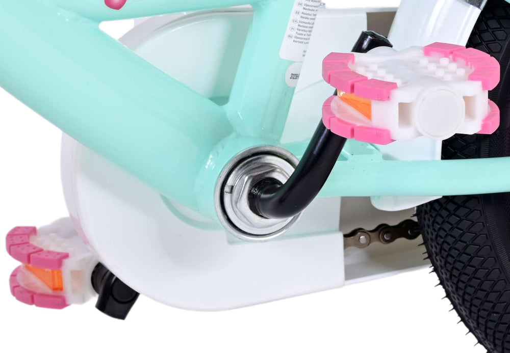 Volare Ashley Kinderfiets - Meisjes - 12 inch - Groen - 3-5 jaar extra afbeelding 11