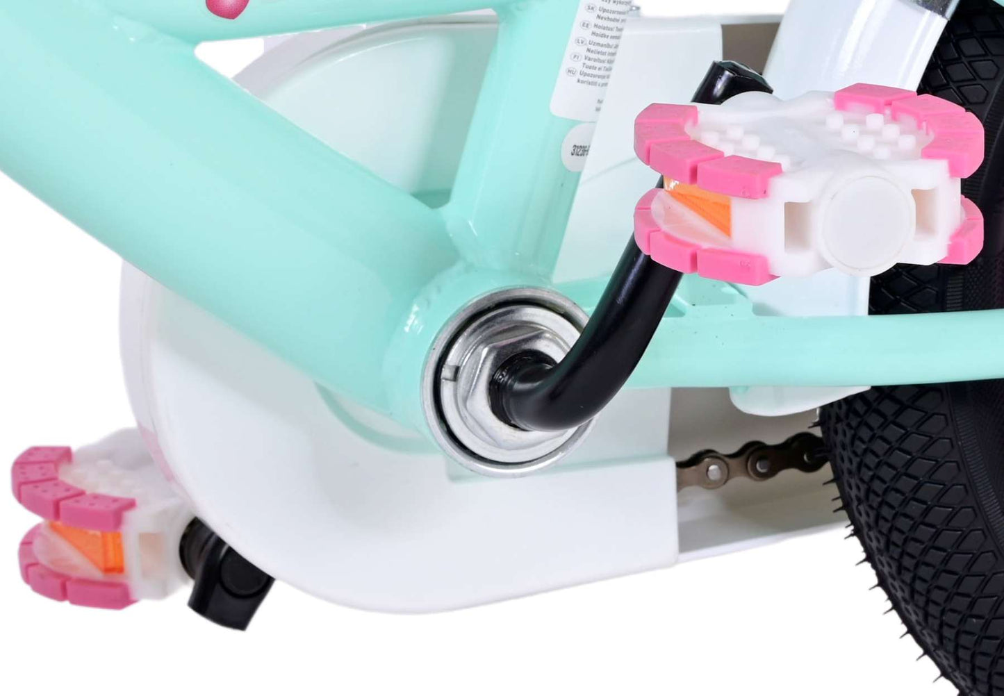 Volare Ashley Kinderfiets - Meisjes - 12 inch - Groen - 3-5 jaar extra afbeelding 11