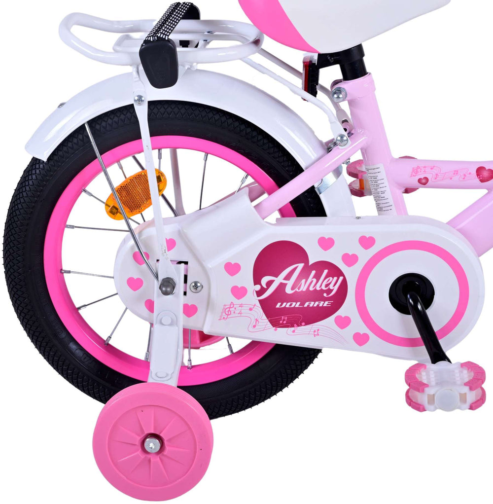 Volare Ashley Kinderfiets - Meisjes - 14 inch - Roze - 3-5 jaar extra afbeelding 3