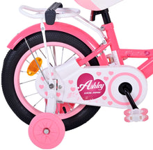 Volare Ashley Kinderfiets - Meisjes - 14 inch - Roze/Rood - Roze, Rood - 3-5 jaar extra afbeelding 4