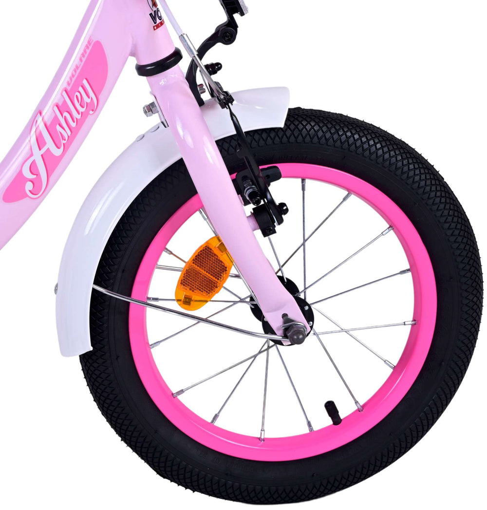 Volare Ashley Kinderfiets - Meisjes - 14 inch - Roze - 3-5 jaar extra afbeelding 4