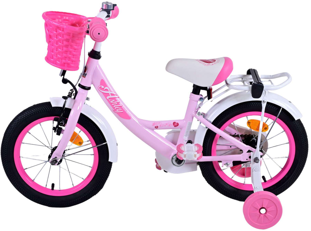 Volare Ashley Kinderfiets - Meisjes - 14 inch - Roze - 3-5 jaar extra afbeelding 8
