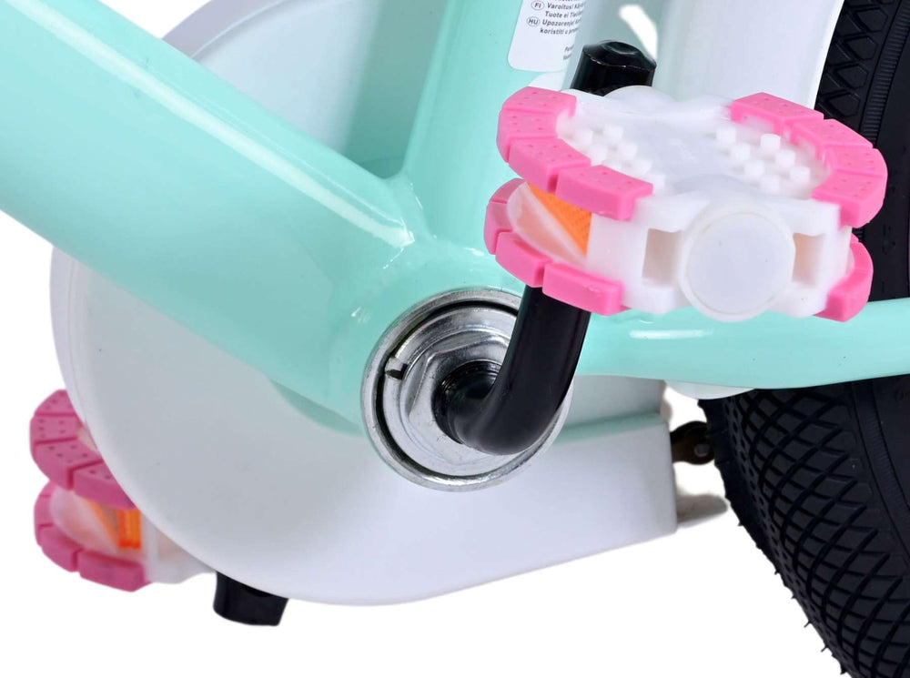 Volare Ashley Kinderfiets - Meisjes - 14 inch - Groen - 3-5 jaar extra afbeelding 10