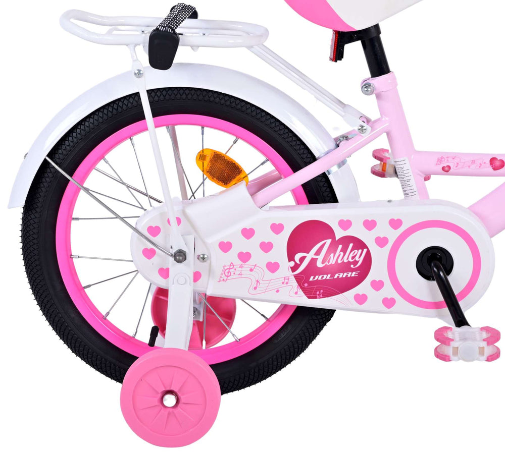 Volare Ashley Kinderfiets - Meisjes - 16 inch - Roze - 4-6 jaar extra afbeelding 4