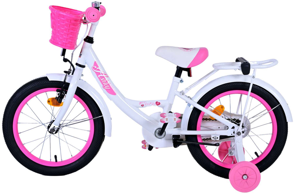 Volare Ashley Kinderfiets - Meisjes - 16 inch - Wit - 4-6 jaar extra afbeelding 9