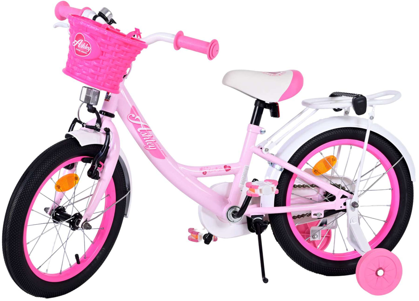 Volare Ashley Kinderfiets - Meisjes - 16 inch - Roze - 4-6 jaar extra afbeelding 10