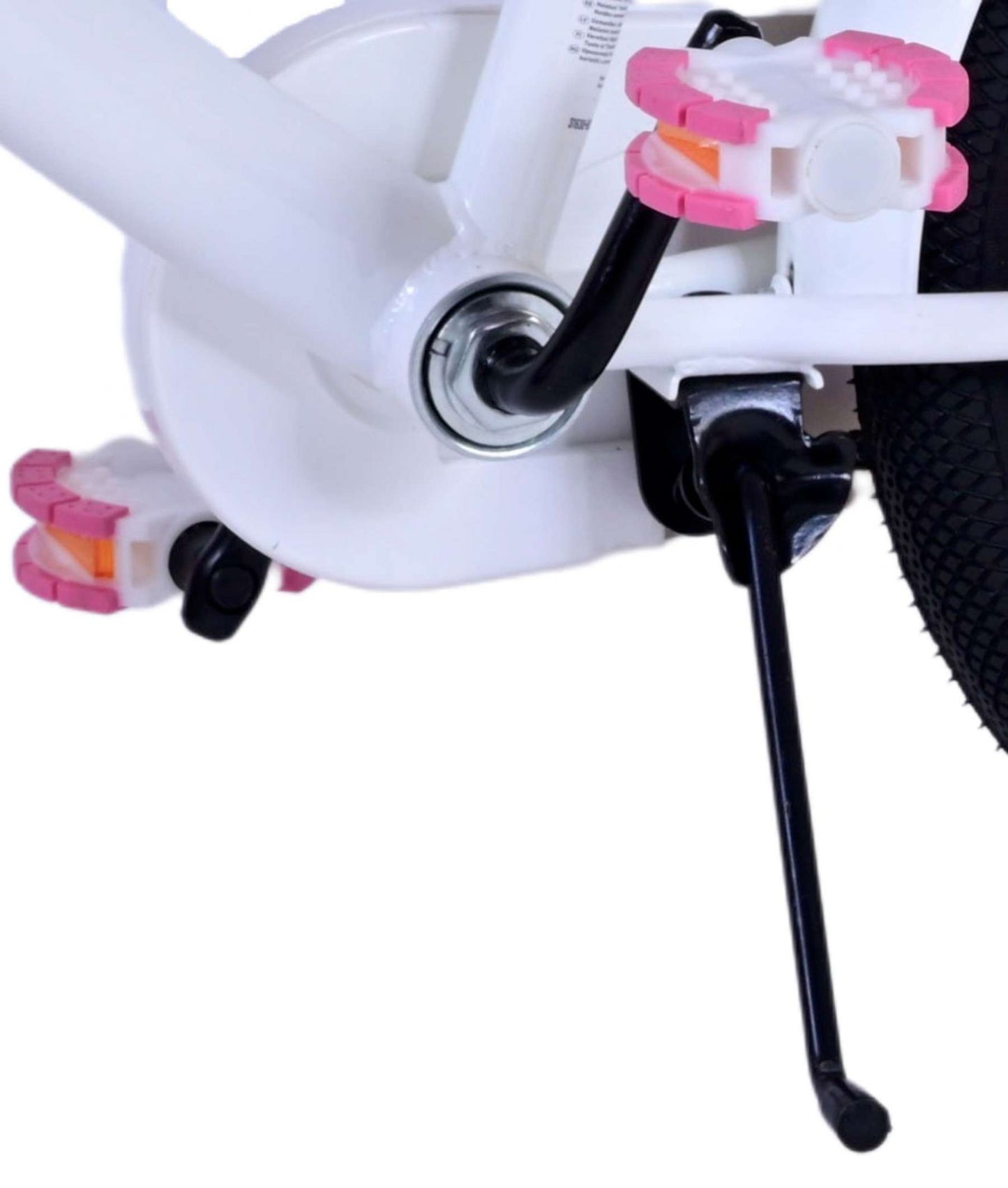Volare Ashley Kinderfiets - Meisjes - 16 inch - Wit - 4-6 jaar extra afbeelding 11