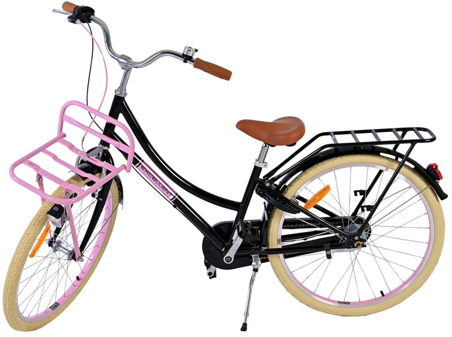 Volare Excellent Kinderfiets - Meisjes - 24 inch - Zwart - 3 Versnellingen - 8-10 jaar extra afbeelding 10