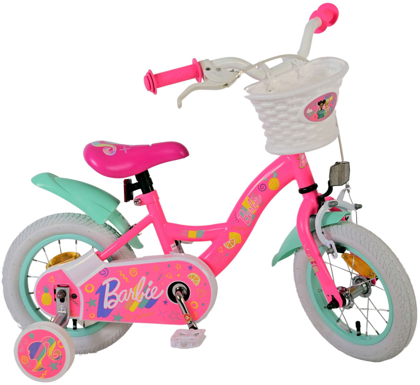 Barbie Kinderfiets - Meisjes - 12 inch - Roze - 3-5 jaar extra afbeelding 10
