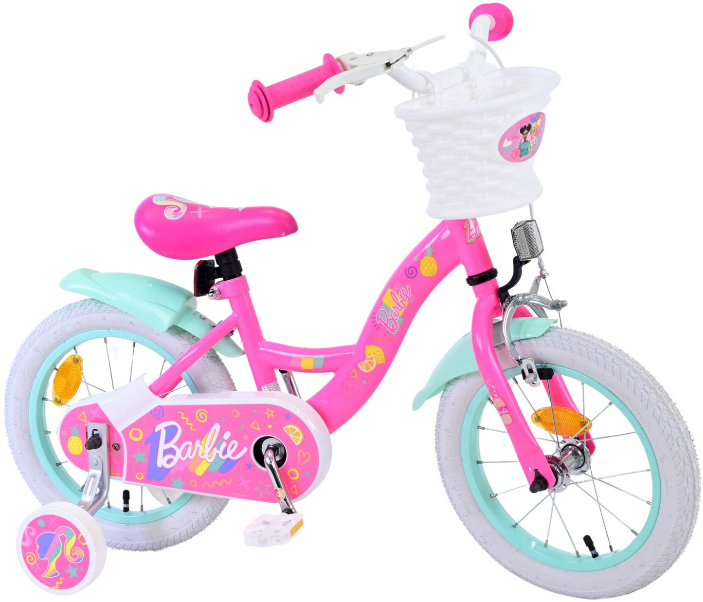 Barbie Kinderfiets - Meisjes - 14 inch - Roze - 3-5 jaar extra afbeelding 3