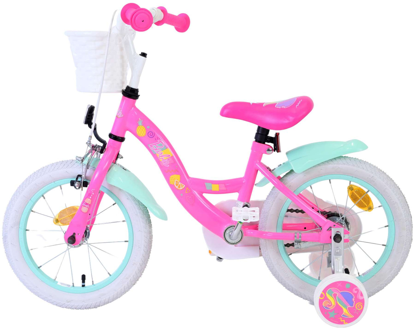 Barbie Kinderfiets - Meisjes - 14 inch - Roze - 3-5 jaar extra afbeelding 9
