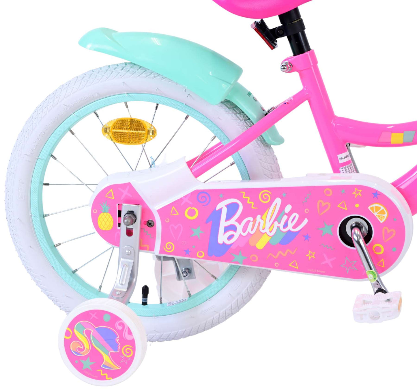Barbie Kinderfiets - Meisjes - 16 inch - Roze - 4-6 jaar extra afbeelding 4