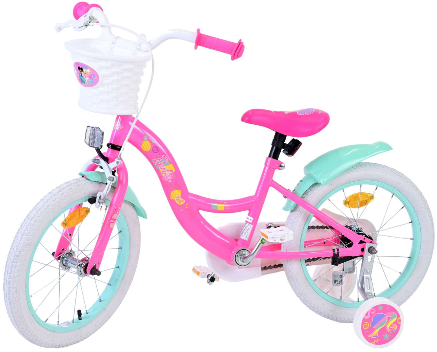 Barbie Kinderfiets - Meisjes - 16 inch - Roze - 4-6 jaar extra afbeelding 10