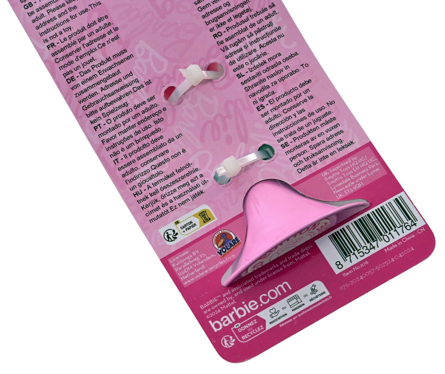 Barbie toeter - Meisjes - Roze extra afbeelding 5