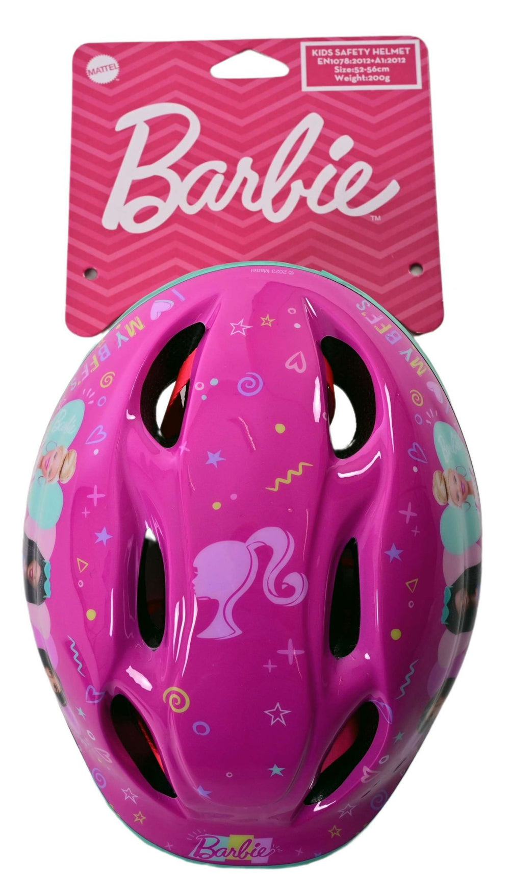 Barbie Fietshelm - 52-56 cm extra afbeelding 3