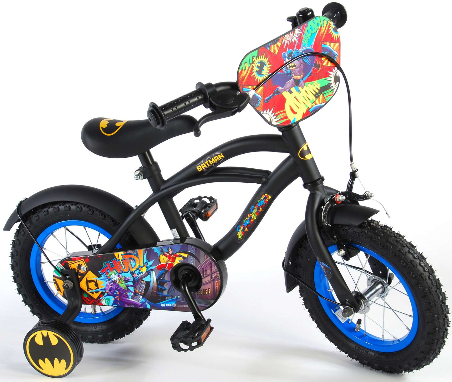 Batman Kinderfiets - Jongens - 12 inch - Zwart - 3-5 jaar extra afbeelding 4