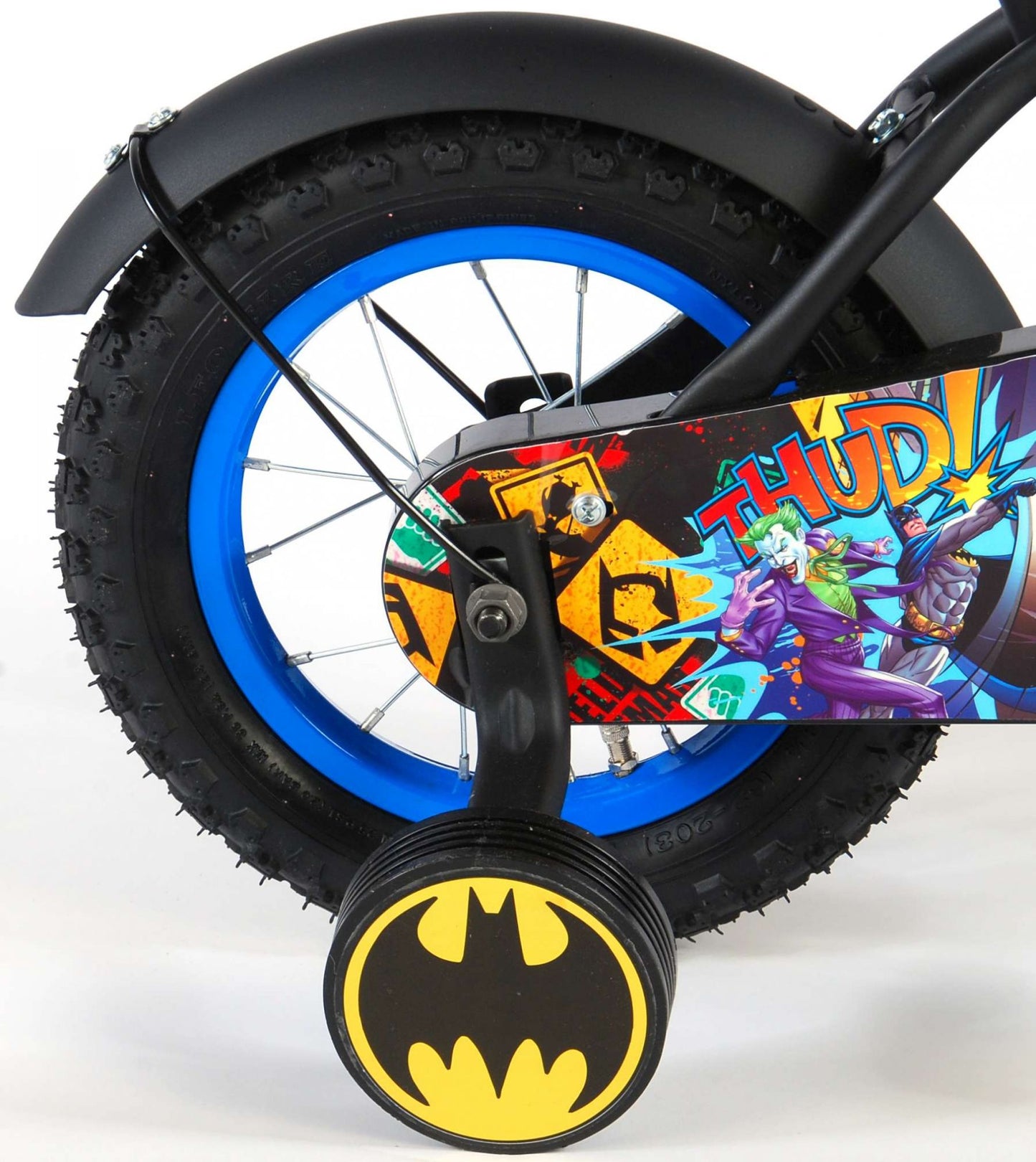 Batman Kinderfiets - Jongens - 12 inch - Zwart - 3-5 jaar extra afbeelding 6