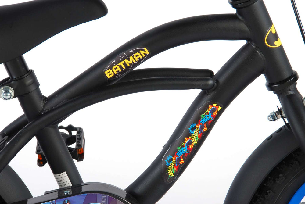Batman Kinderfiets - Jongens - 12 inch - Zwart - 3-5 jaar extra afbeelding 8