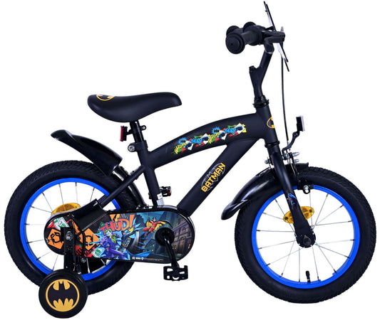Batman Kinderfiets - Jongens - 14 inch - Zwart - 3-5 jaar bij Fietstotaal