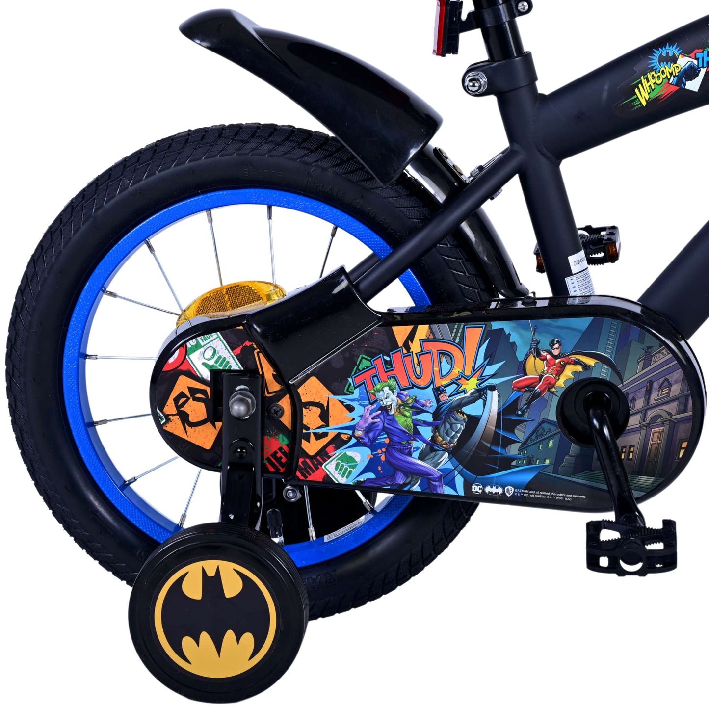 Batman Kinderfiets - Jongens - 14 inch - Zwart - 3-5 jaar extra afbeelding 6