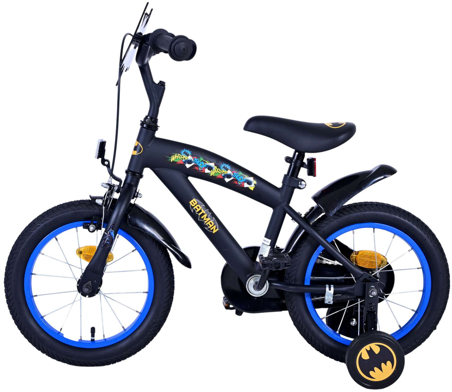 Batman Kinderfiets - Jongens - 14 inch - Zwart - 3-5 jaar extra afbeelding 9