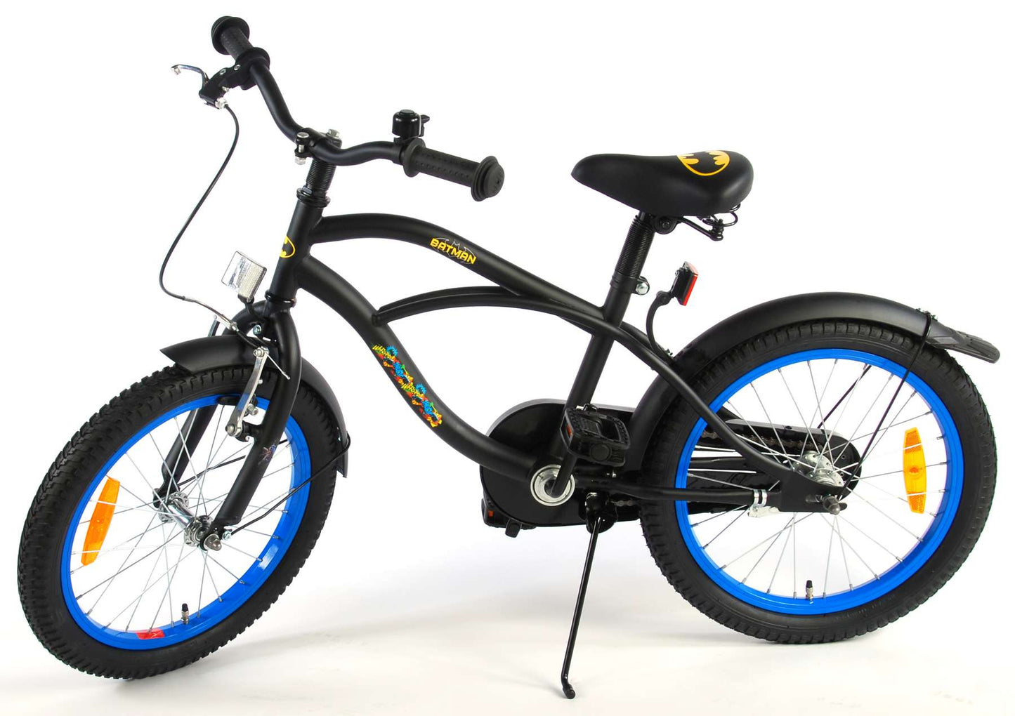 Batman Kinderfiets - Jongens - 18 inch - Zwart - 5-7 jaar extra afbeelding 4