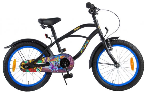 Batman Kinderfiets - Jongens - 18 inch - Zwart - 5-7 jaar extra afbeelding 2