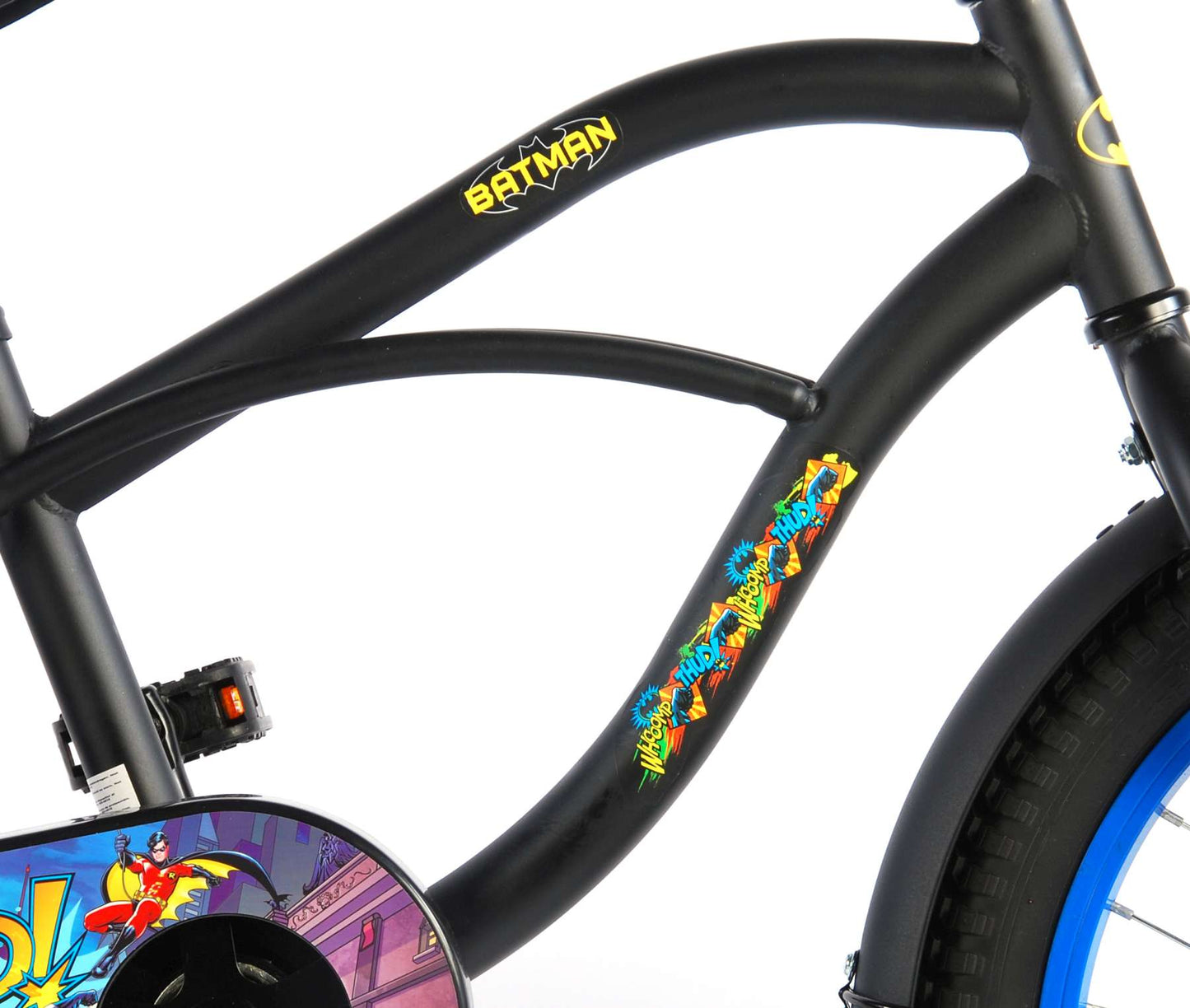 Batman Kinderfiets - Jongens - 18 inch - Zwart - 5-7 jaar extra afbeelding 10