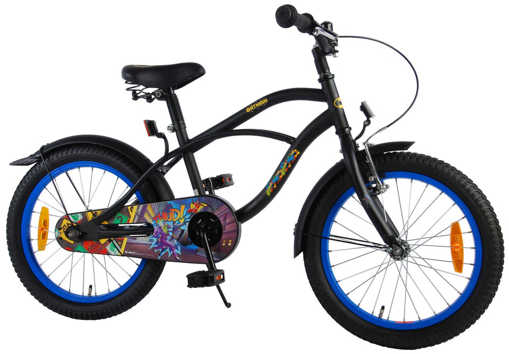 Batman Kinderfiets - Jongens - 18 inch - Zwart - 5-7 jaar extra afbeelding 15