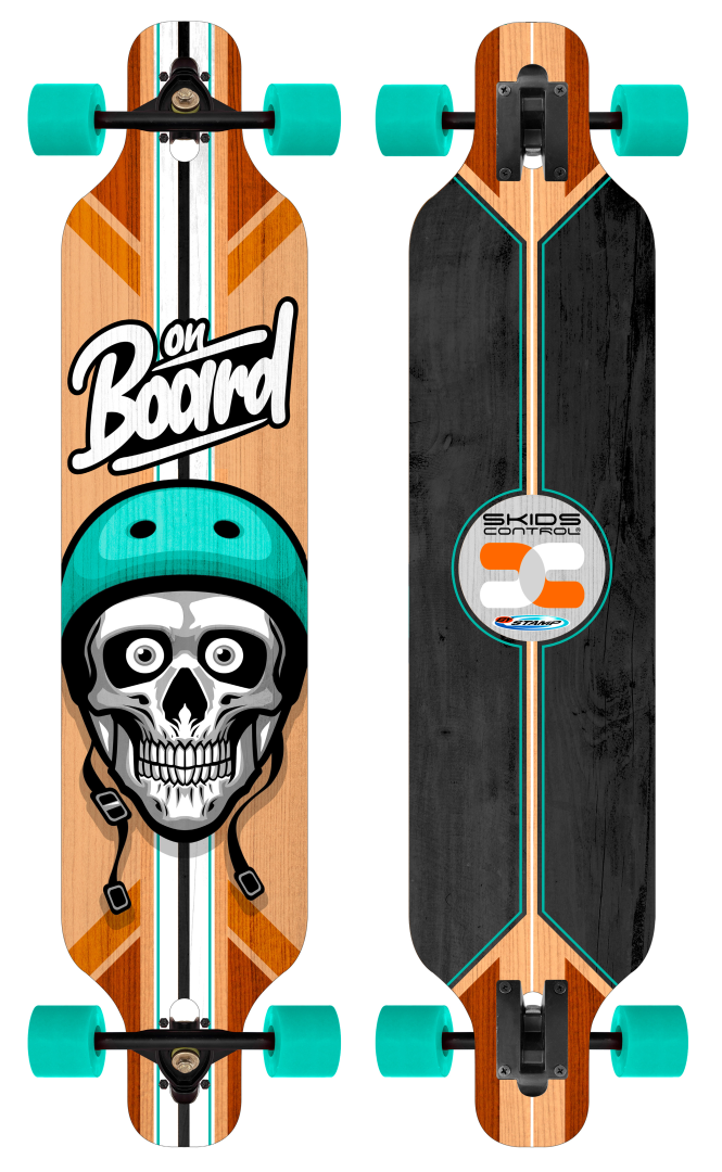 Longboard Skids Control 41 inch - Vanaf 8 jaar bij Fietstotaal