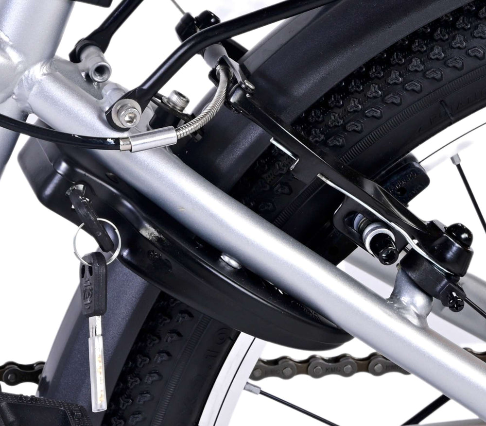 Volare Cross Kinderfiets - Jongens - 20 inch - Zilver - 6 versnellingen - 6-8 jaar extra afbeelding 17