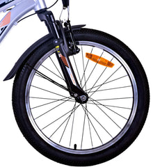 Volare Cross Kinderfiets - Jongens - 20 inch - Zilver - 6 versnellingen - 6-8 jaar extra afbeelding 6