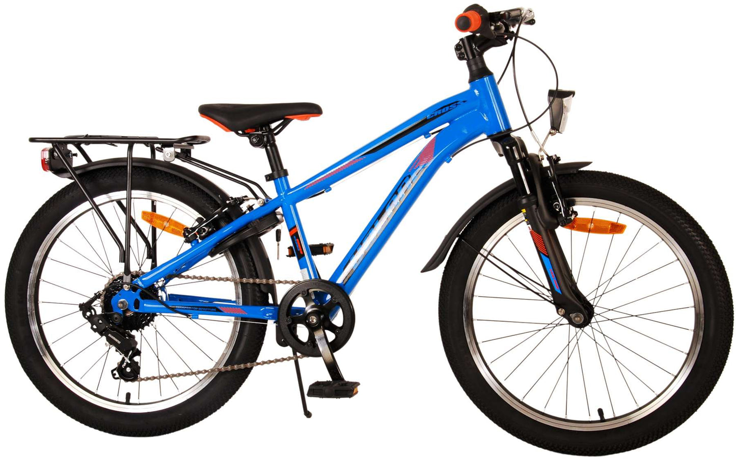 Volare Cross Kinderfiets - Jongens - 20 inch - Blauw - 6 versnellingen - 6-8 jaar extra afbeelding 3