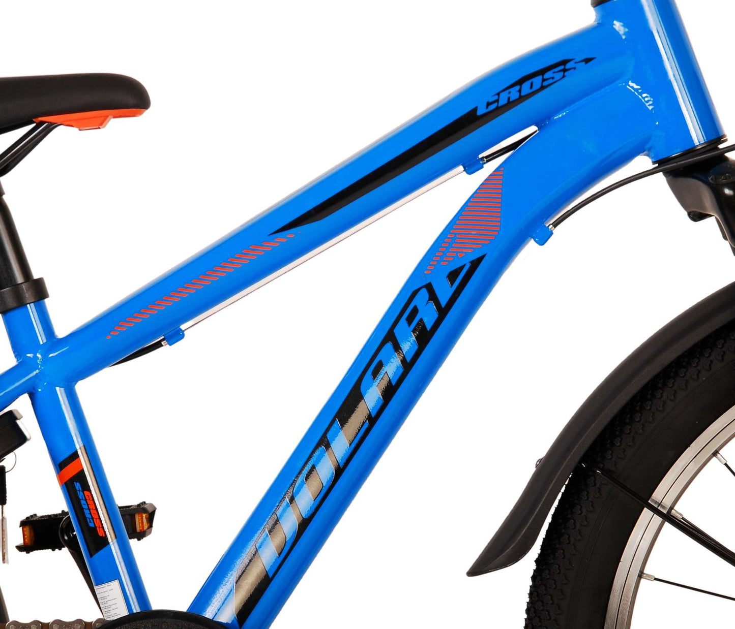 Volare Cross Kinderfiets - Jongens - 20 inch - Blauw - 6 versnellingen - 6-8 jaar extra afbeelding 8