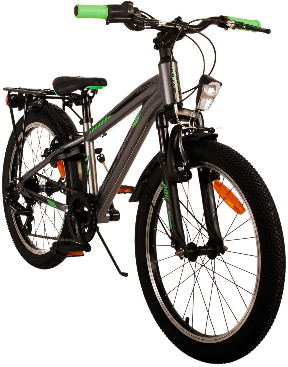 Volare Cross Kinderfiets - Jongens - 20 inch - Grijs - 6 versnellingen - 6-8 jaar extra afbeelding 13