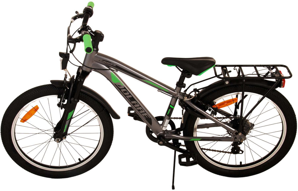 Volare Cross Kinderfiets - Jongens - 20 inch - Grijs - 6 versnellingen - 6-8 jaar extra afbeelding 16