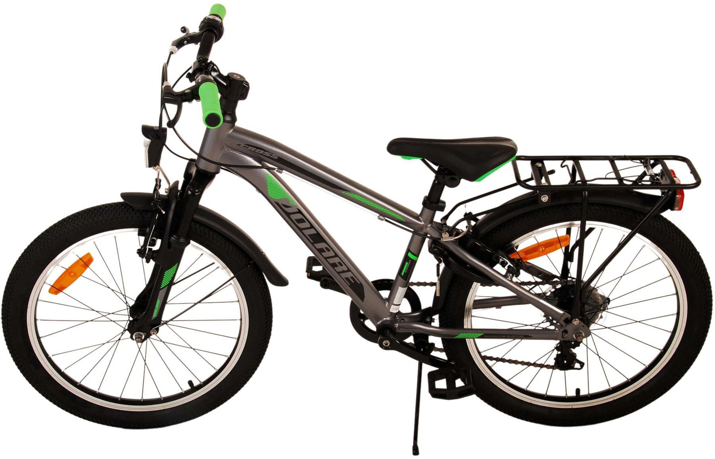 Volare Cross Kinderfiets - Jongens - 20 inch - Grijs - 6 versnellingen - 6-8 jaar extra afbeelding 16