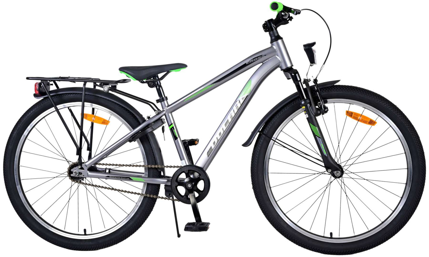 Volare Cross Kinderfiets - Jongens - 24 inch - donker Grijs - 8-10 jaar extra afbeelding 3