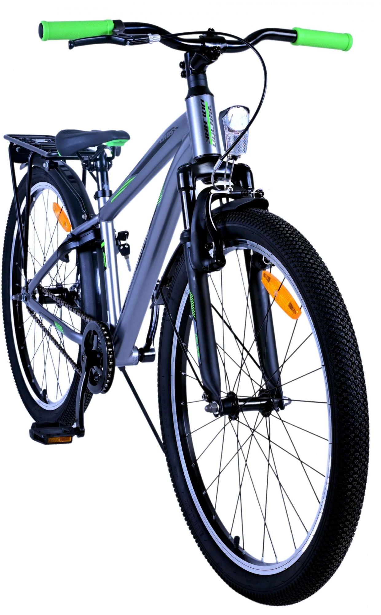 Volare Cross Kinderfiets - Jongens - 24 inch - donker Grijs - 8-10 jaar extra afbeelding 12