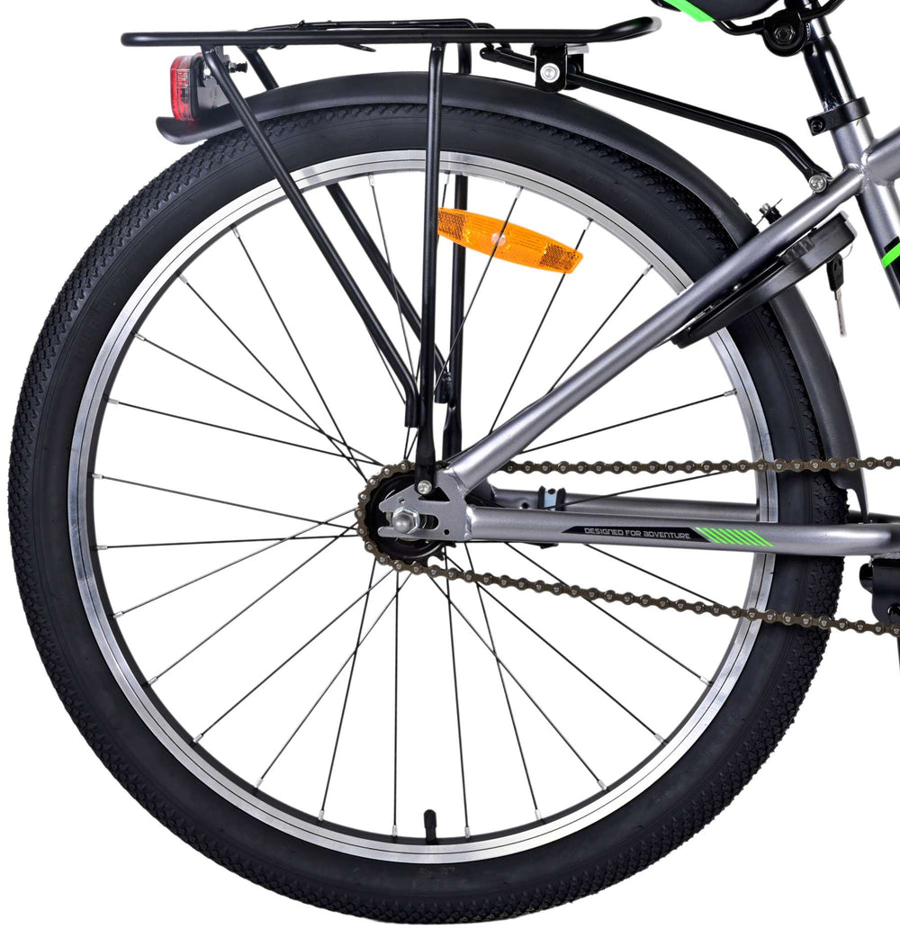 Volare Cross Kinderfiets - Jongens - 24 inch - donker Grijs - 8-10 jaar extra afbeelding 5