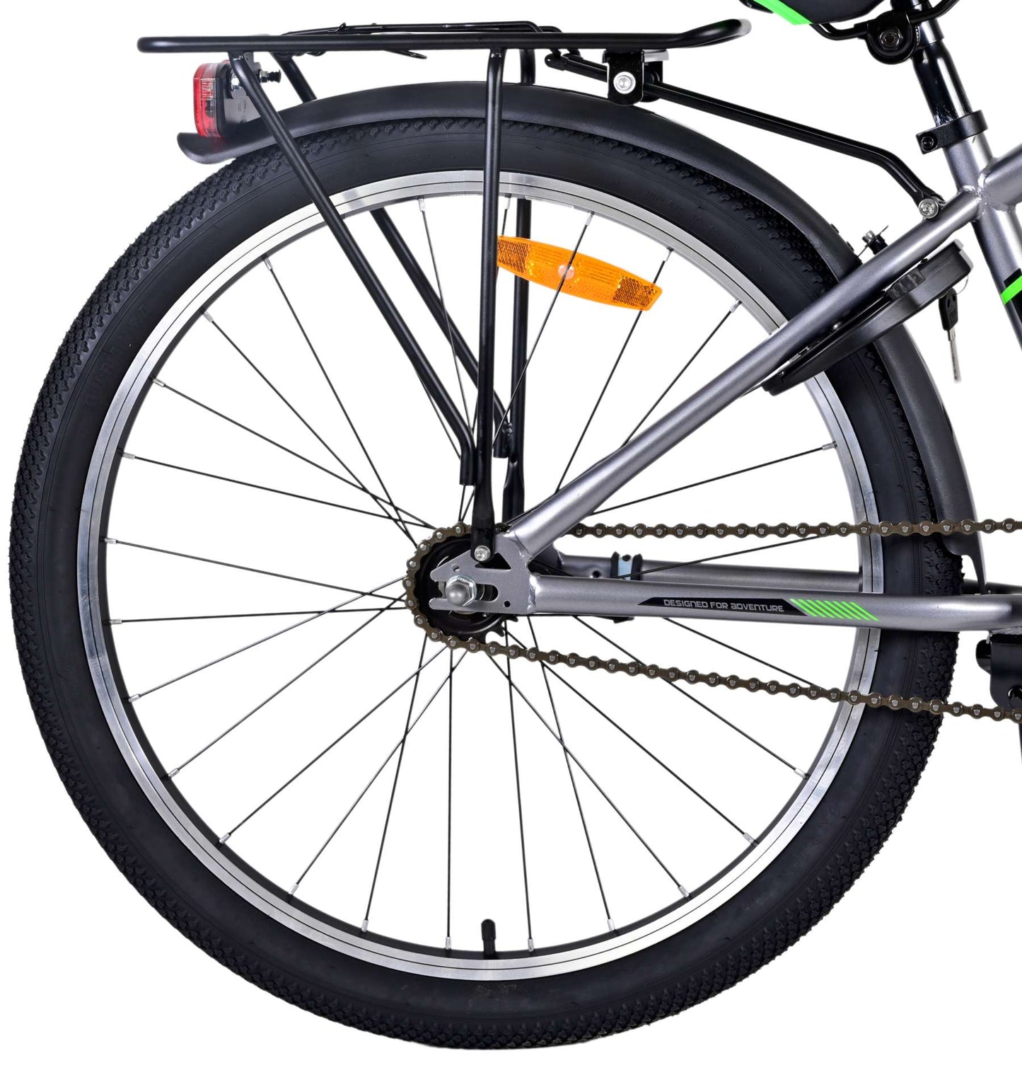 Volare Cross Kinderfiets - Jongens - 24 inch - donker Grijs - 8-10 jaar extra afbeelding 5