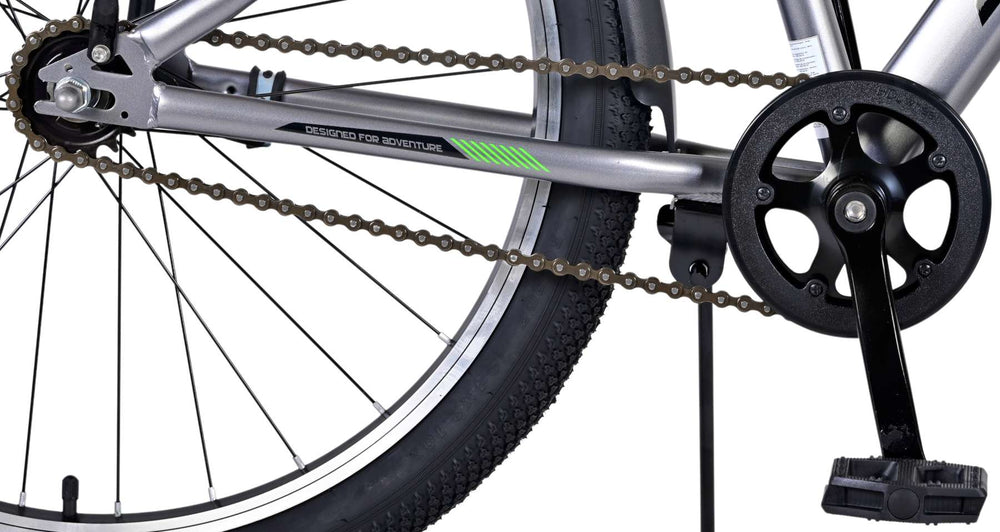 Volare Cross Kinderfiets - Jongens - 24 inch - donker Grijs - 8-10 jaar extra afbeelding 7