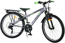 Volare Cross Kinderfiets - Jongens - 24 inch - donker Grijs - 18 versnellingen - 8-10 jaar extra afbeelding 4
